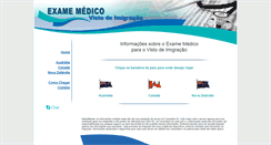 Desktop Screenshot of examemedicovisto.com